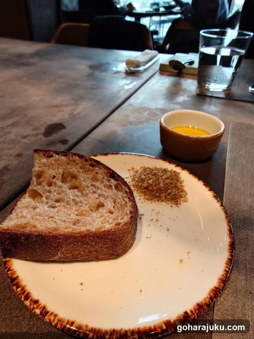 Bread and Butter at Restaurant Table
