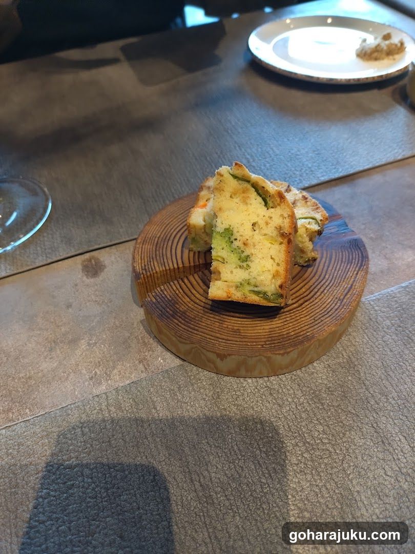 Sliced Quiche on Wooden Board