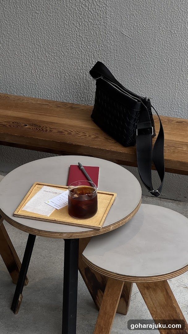 Coffee and Notebook Setup