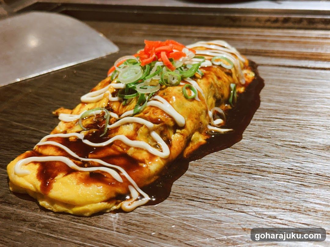 Omelette on Teppan Grill