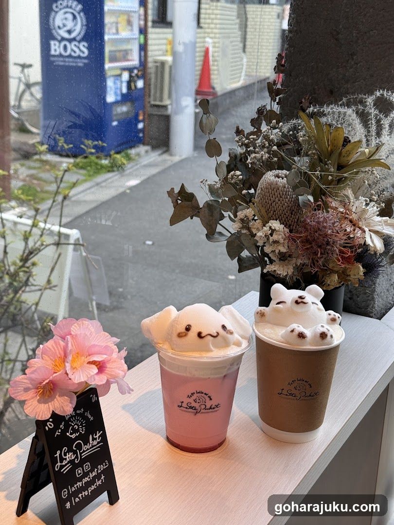Latte Puff Shop Display