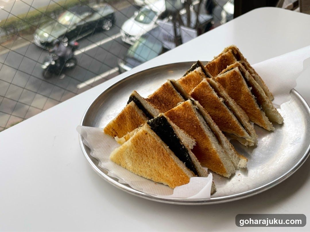 Toasted Sandwiches on a Plate