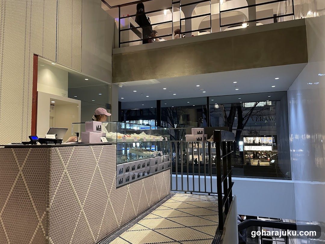 Interior of a modern cafe or bakery