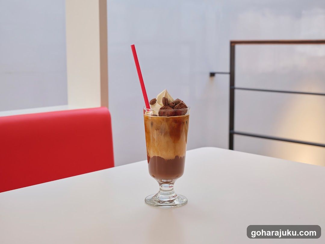 Iced Coffee with Whipped Cream and Chocolate