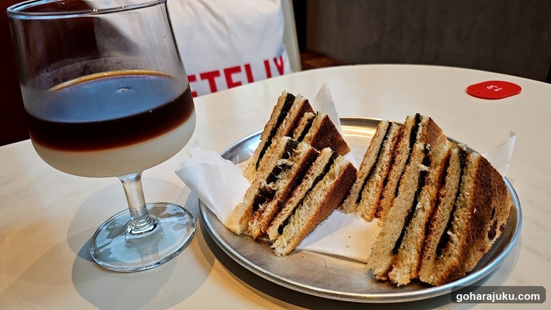 Sandwich and Coffee Drink