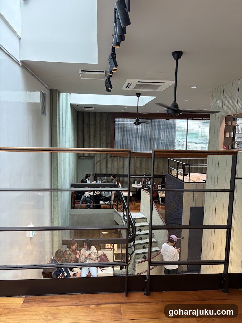 Interior of a modern café or restaurant