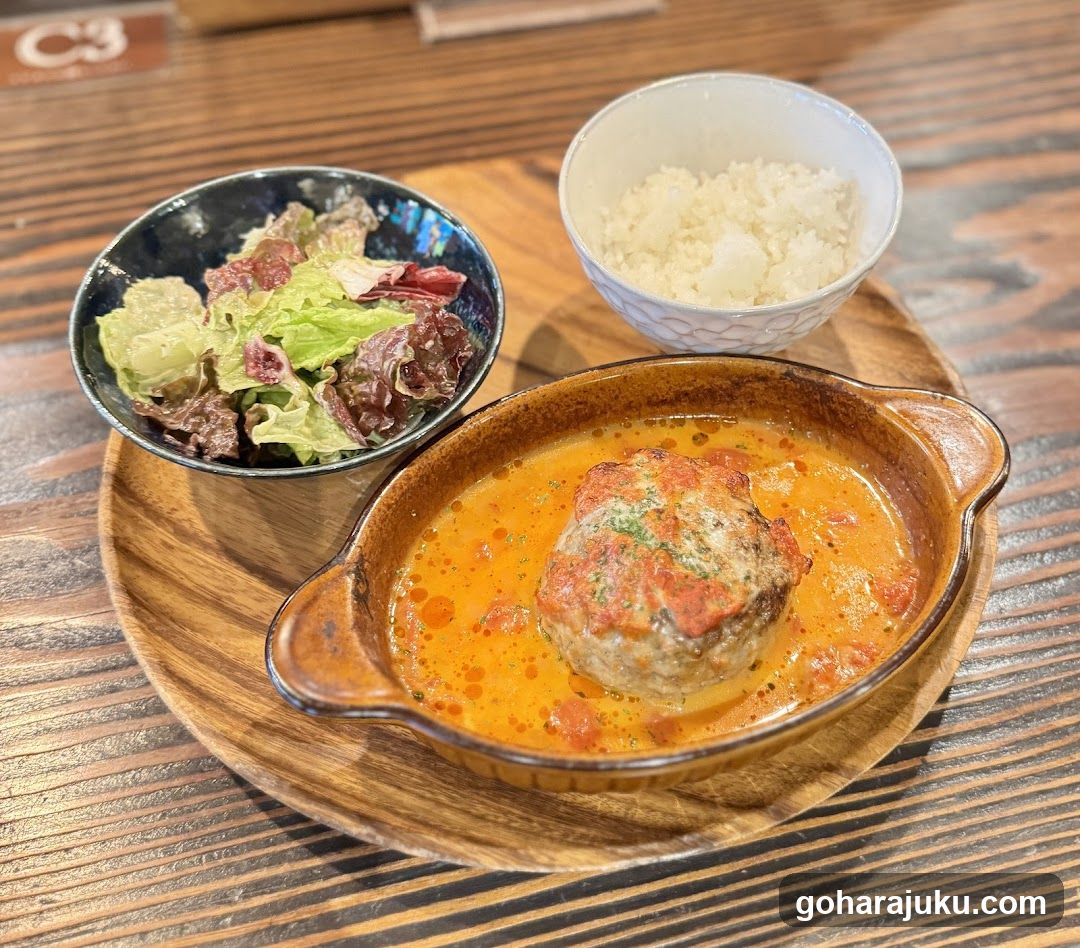 Meatball with Tomato Sauce and Rice Bowl