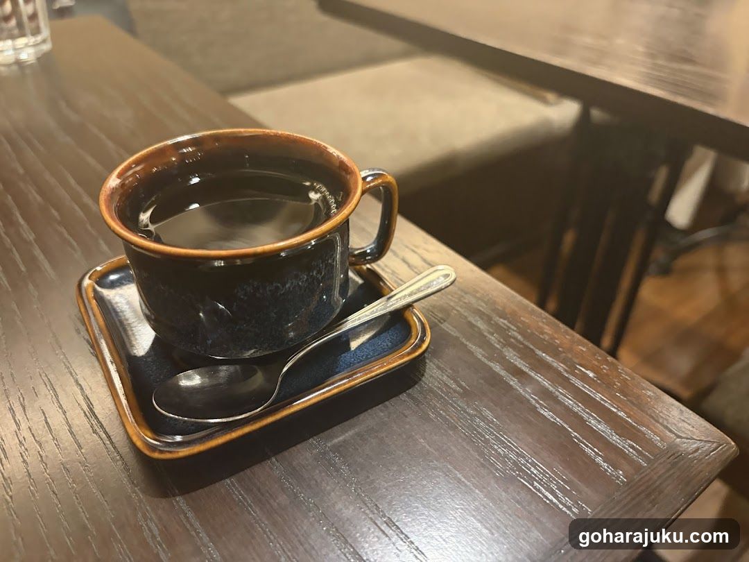 Coffee Cup on Wooden Table