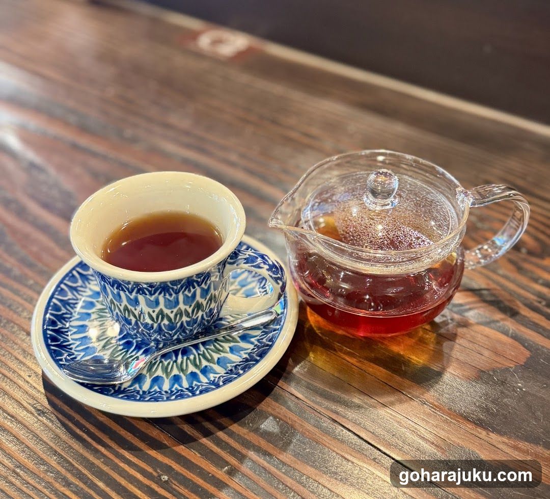 Tea Set on Wooden Table