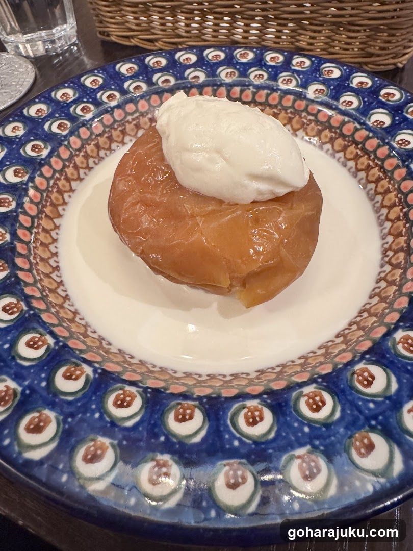 Doughnut with Cream Topping