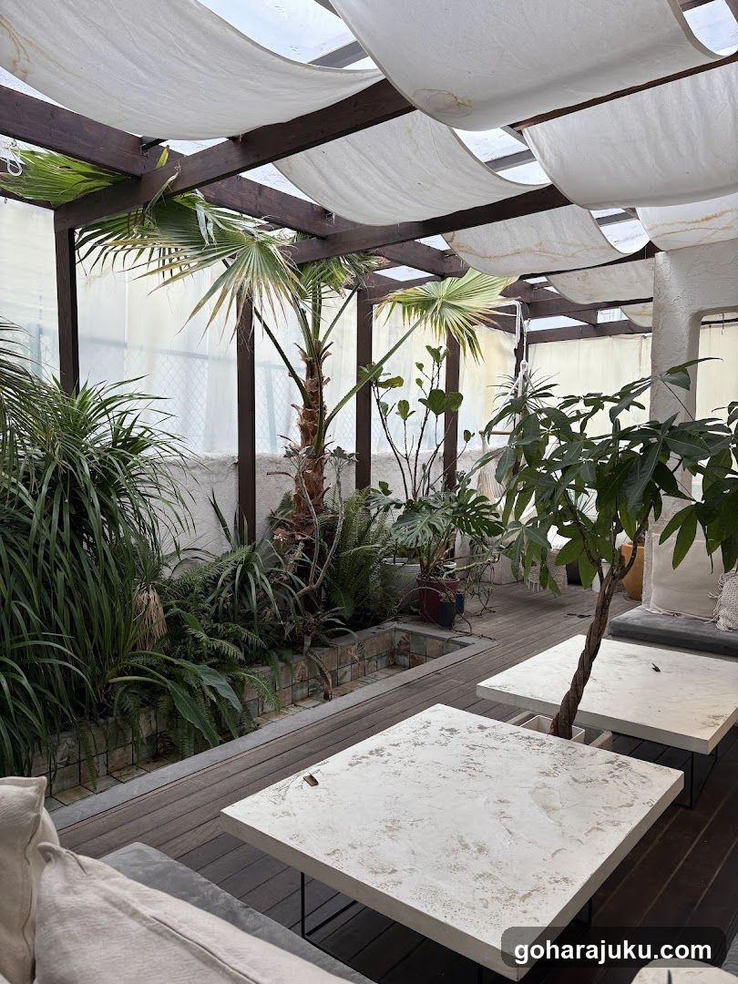 Indoor Garden Lounge Area