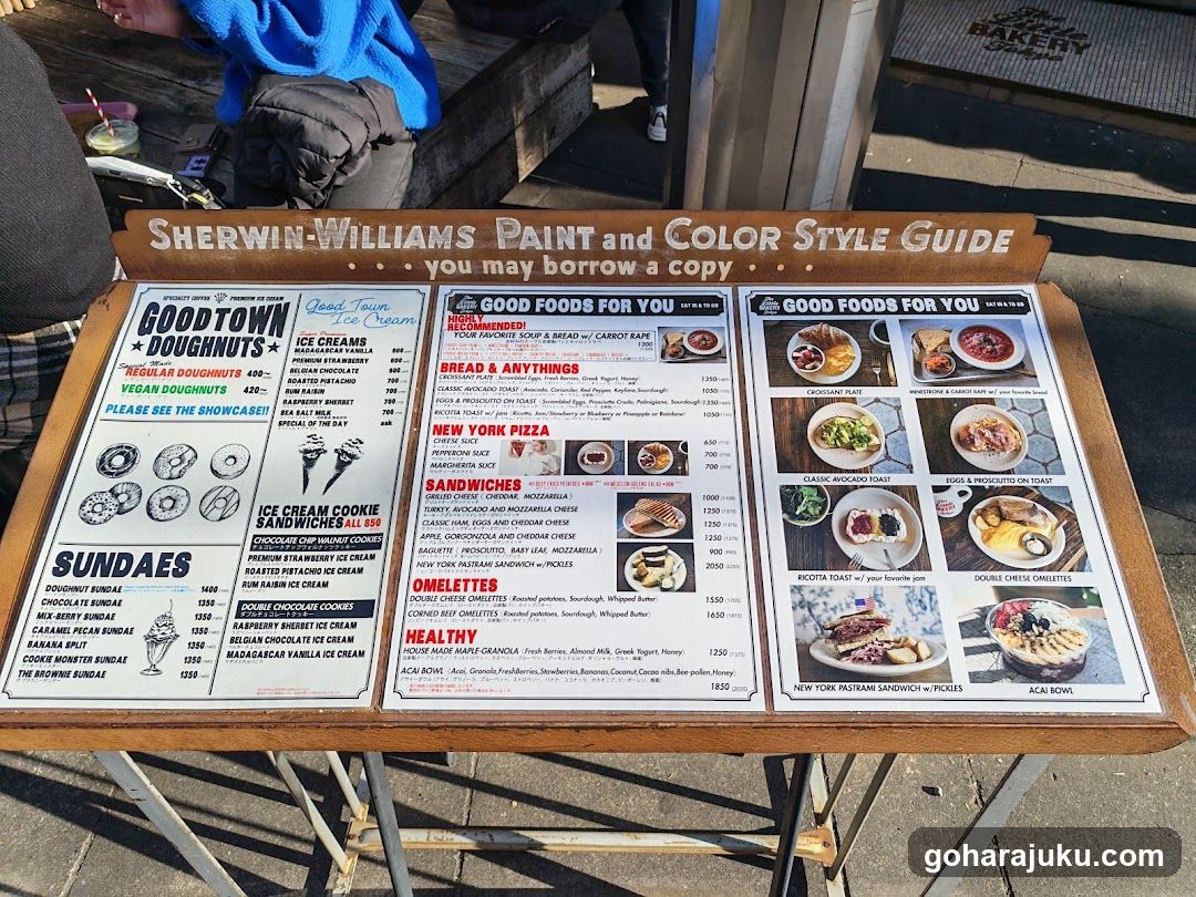 Sherwin-Williams Paint and Color Style Guide Menu Display