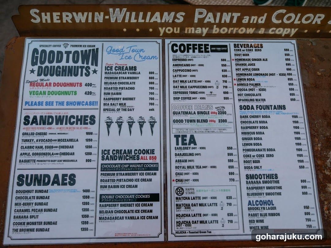 Sherwin-Williams Paint and Color Menu Board