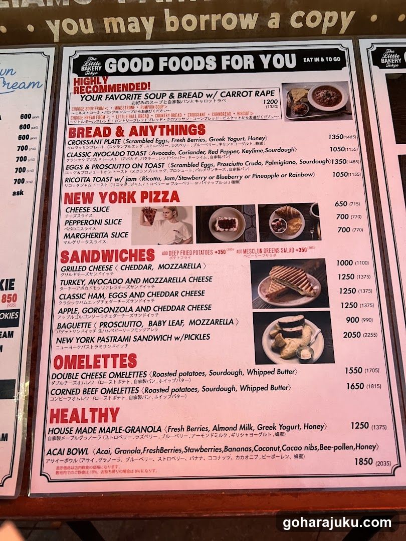 Good Foods For You Menu