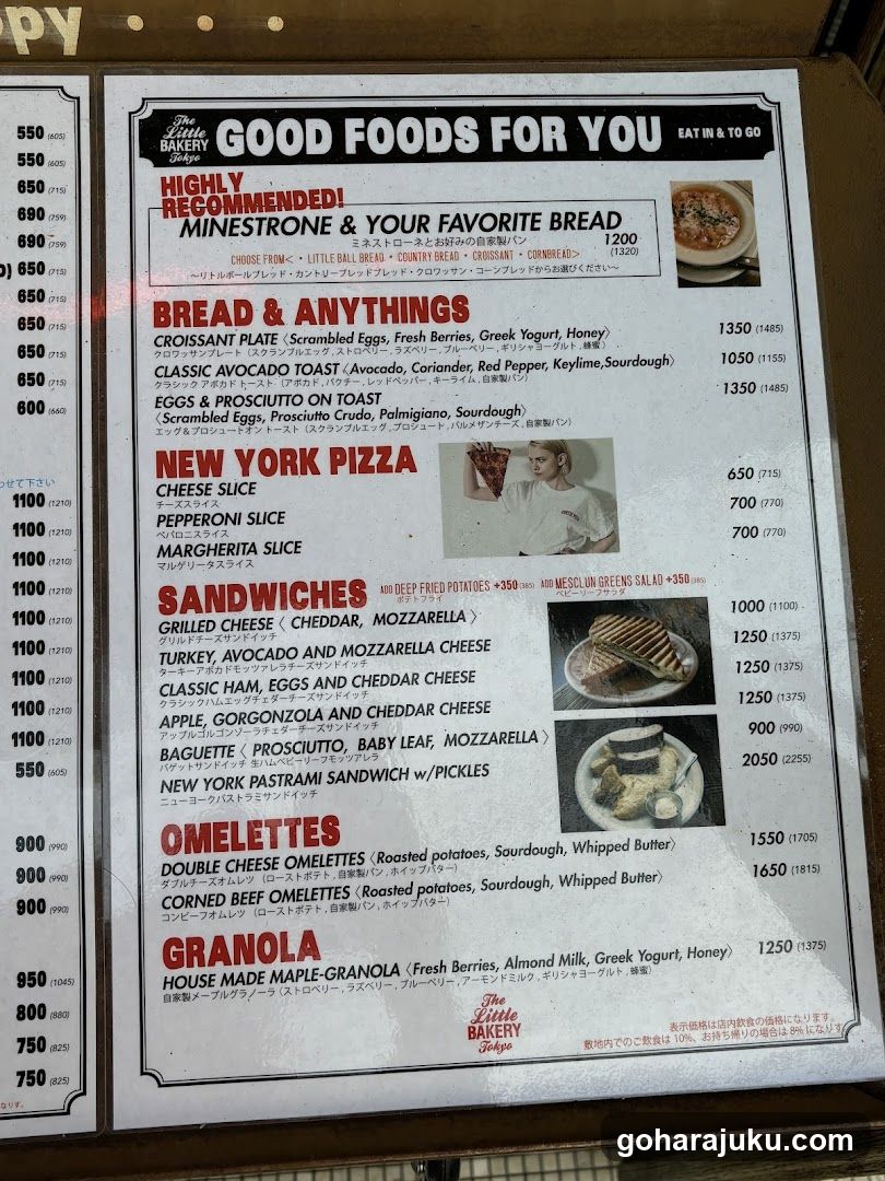Good Foods For You Menu