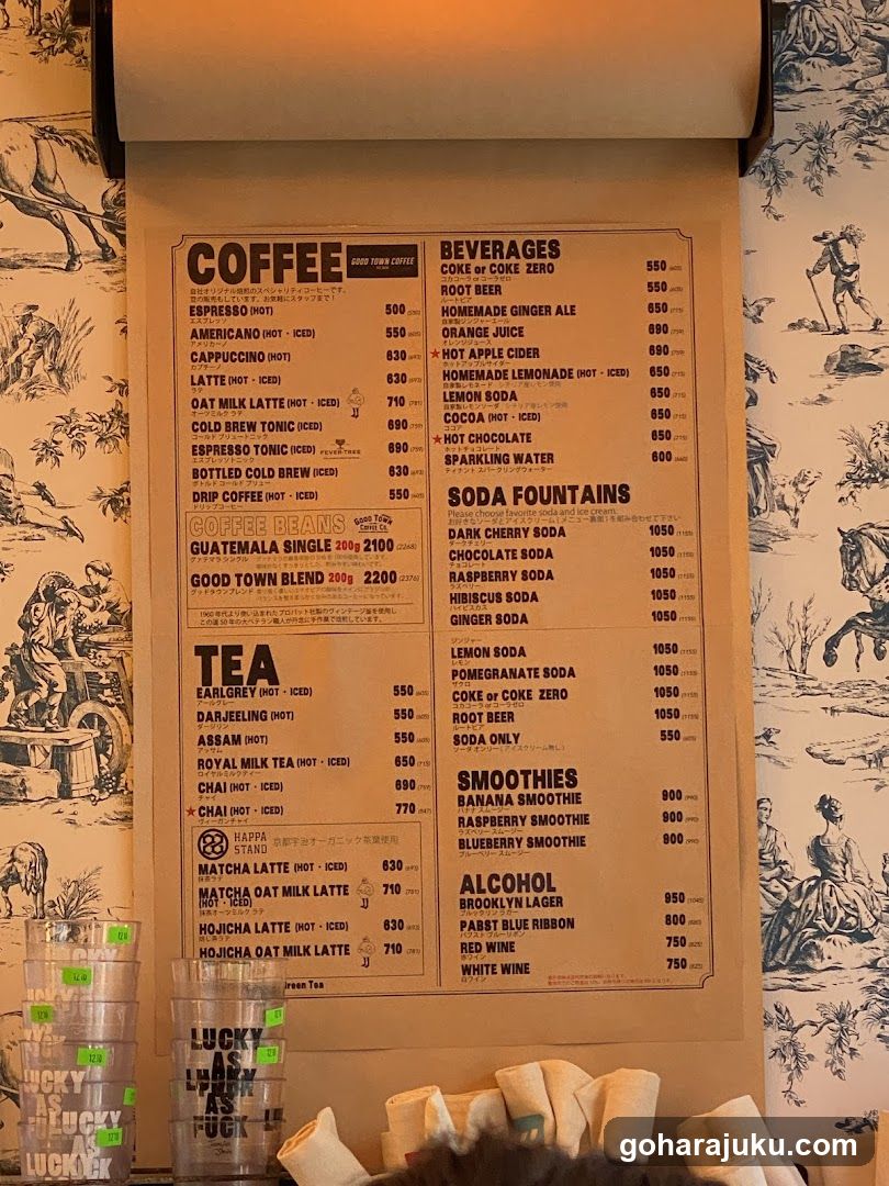 Coffee Shop Menu Board
