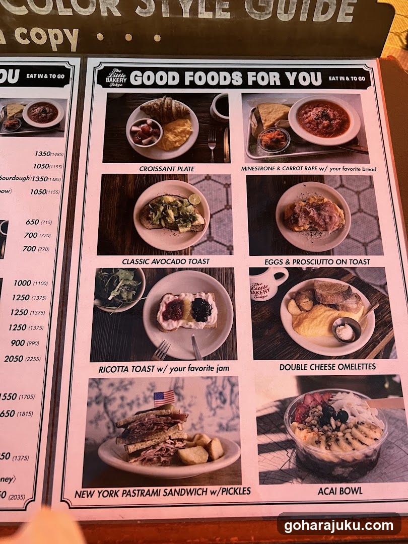 Good Foods For You Menu
