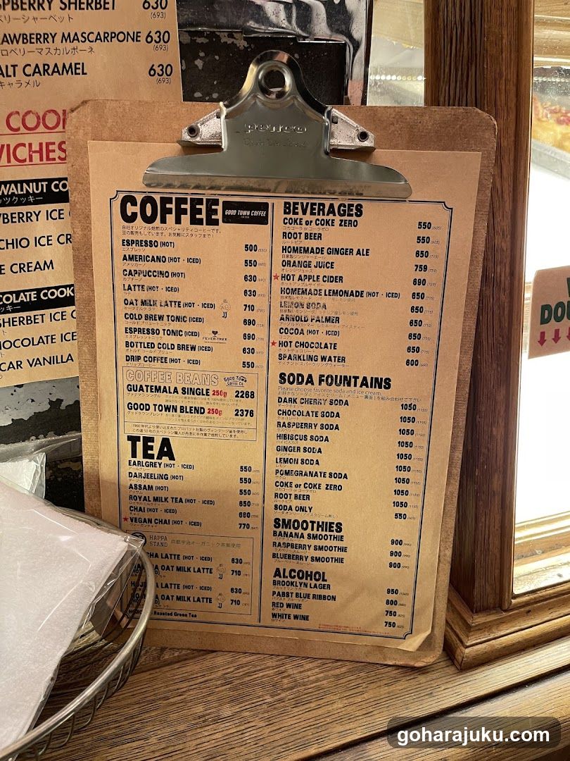 Coffee Shop Menu Board