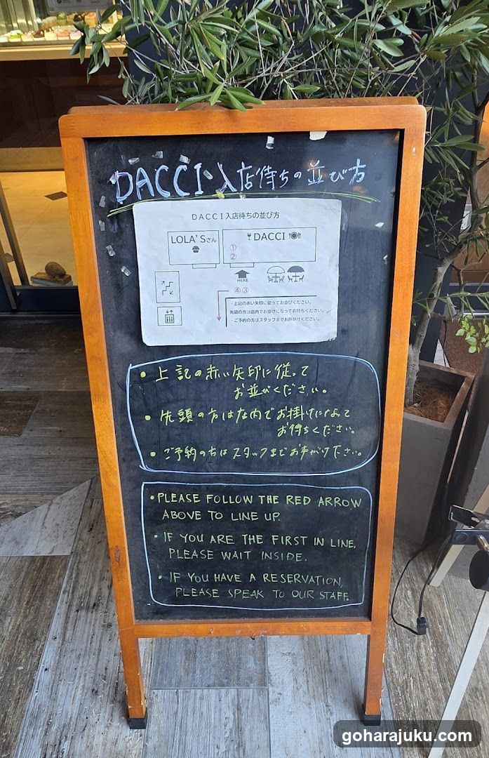 DACCI Queue Sign