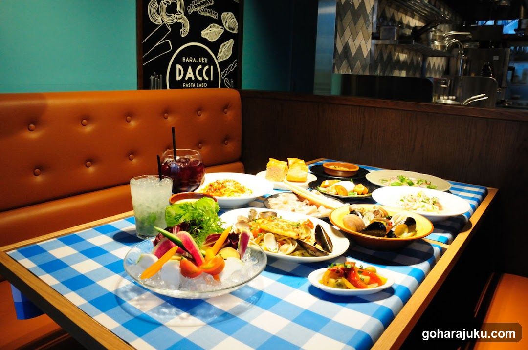 Harajuku Dacci Pasta Labo Interior