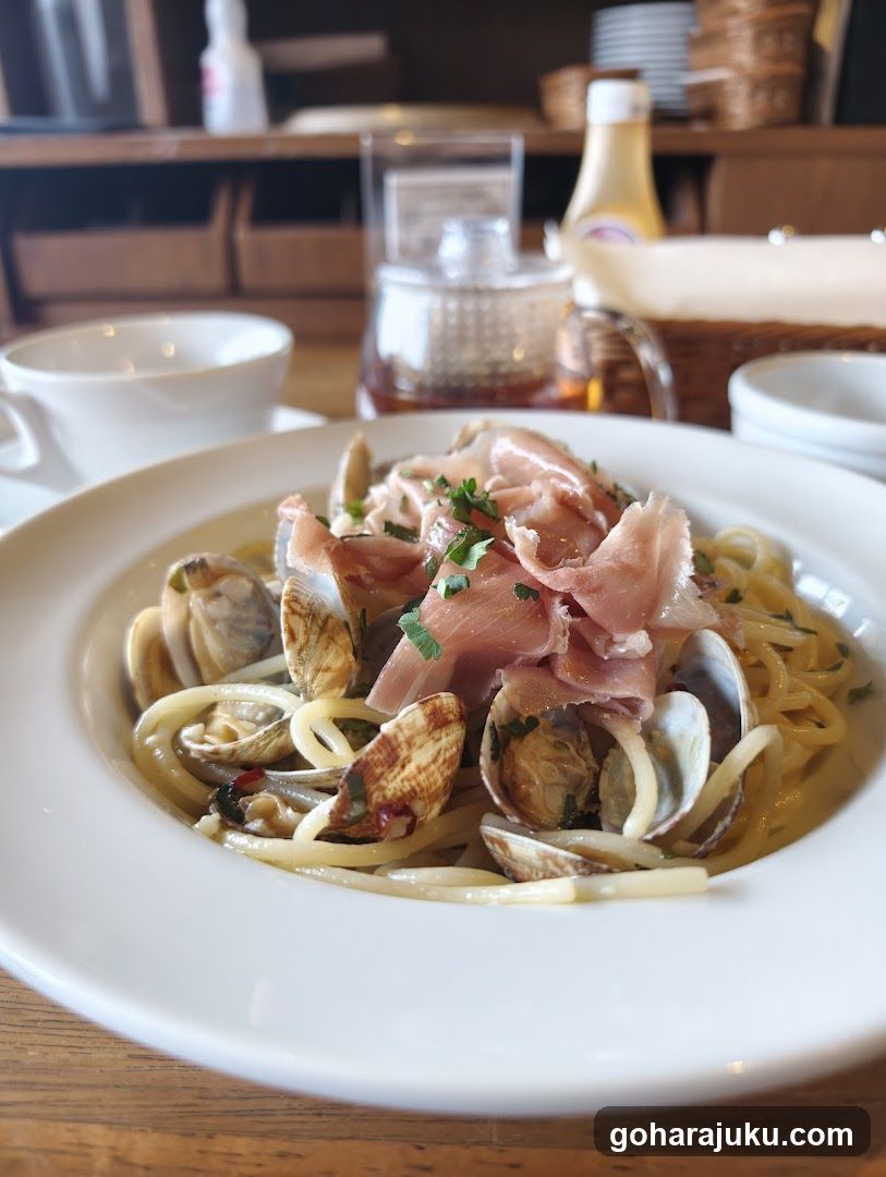 Clam and Prosciutto Pasta