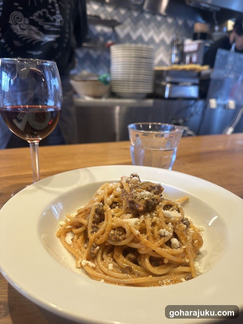 Pasta with Wine