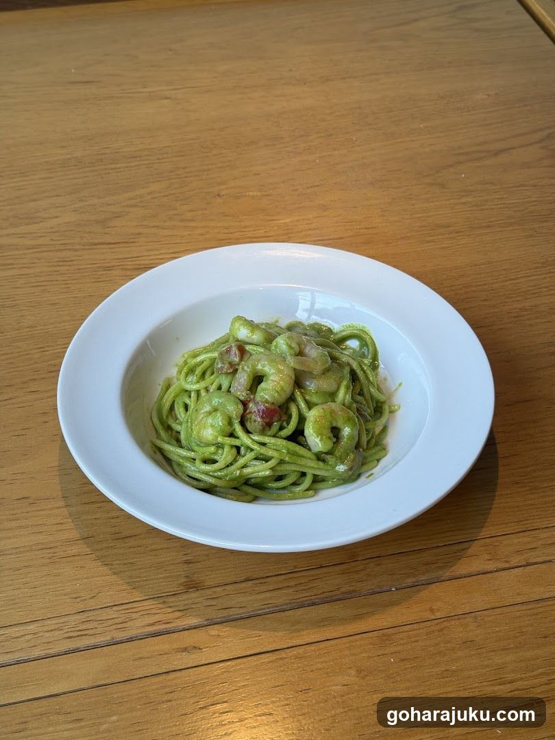Pasta with Shrimp and Pesto