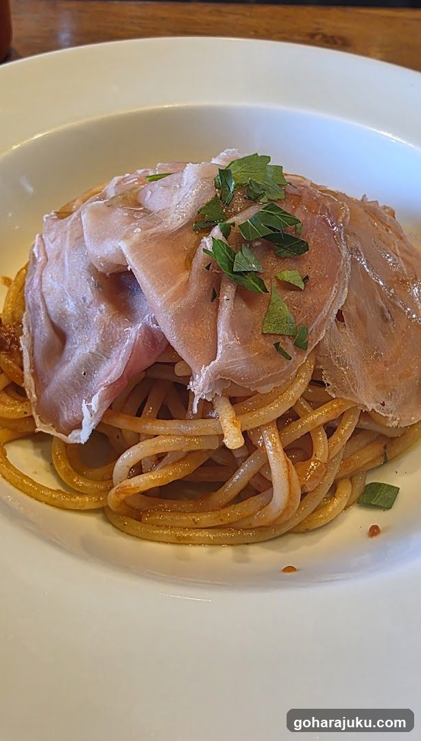 Spaghetti with Prosciutto
