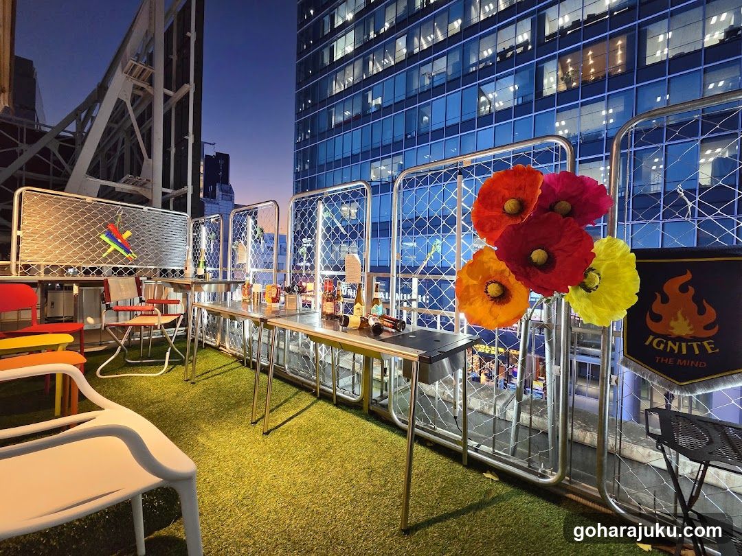 Rooftop Bar Setup