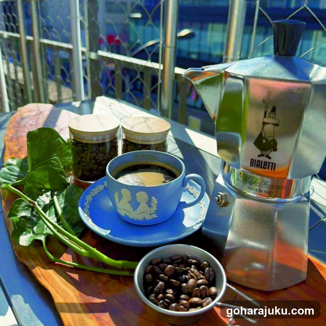 Bialetti Moka Pot Coffee Setup