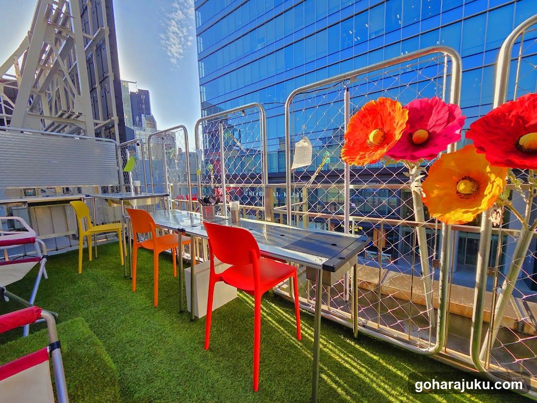 Outdoor Rooftop Seating Area