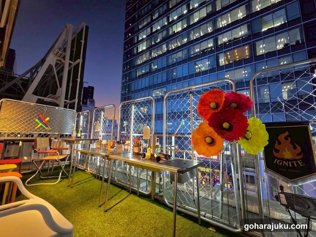 Rooftop Bar at Dusk