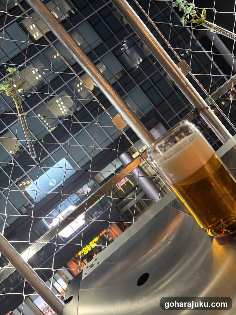 Beer and City View