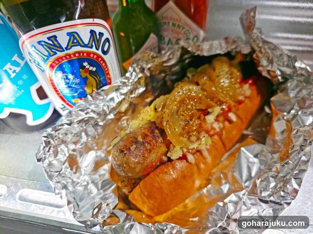 Hot Dog with Toppings