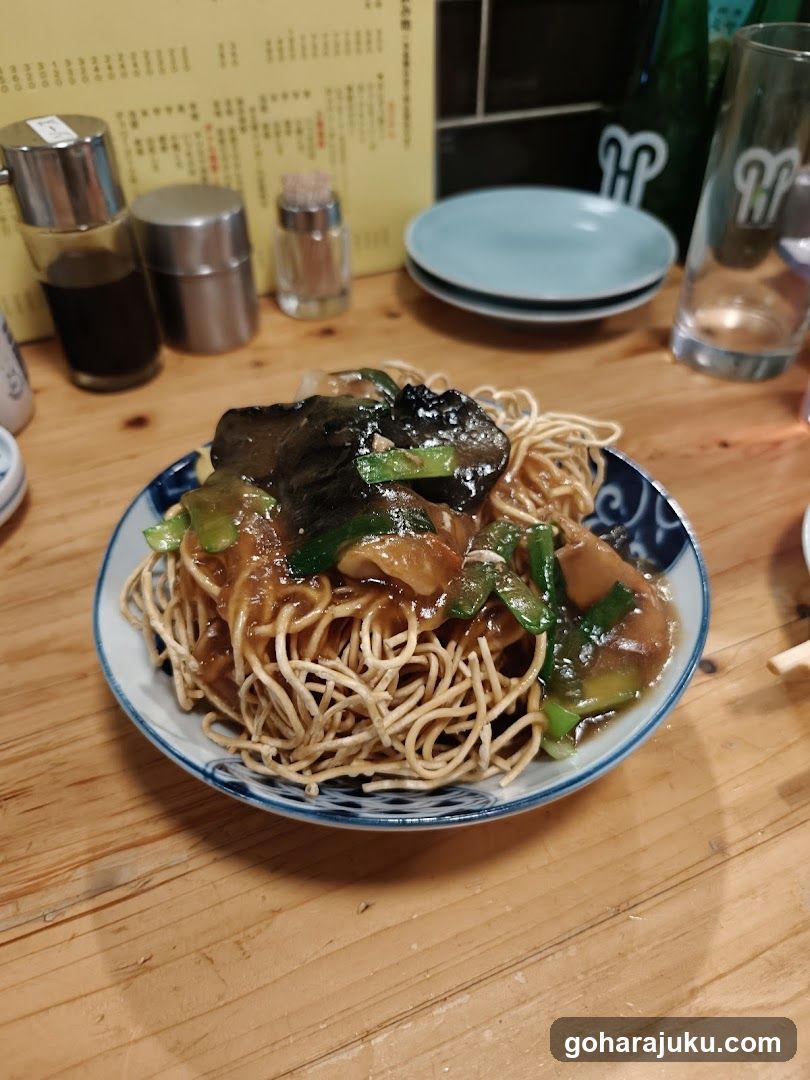 Noodle Dish with Vegetables and Sauce