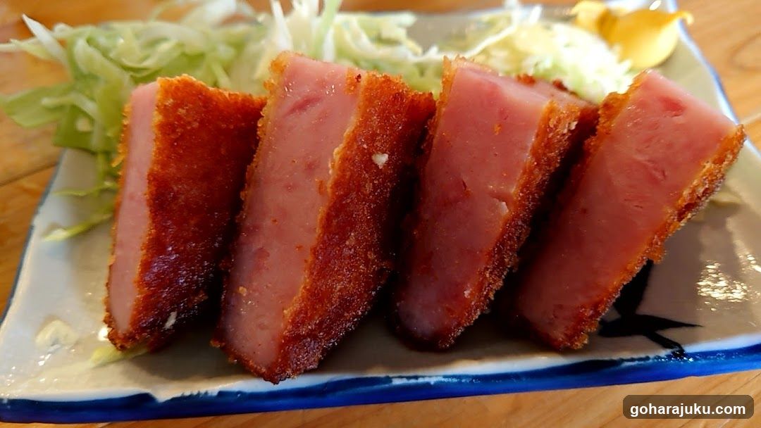 Crispy Fried Meat Slices with Cabbage Slaw