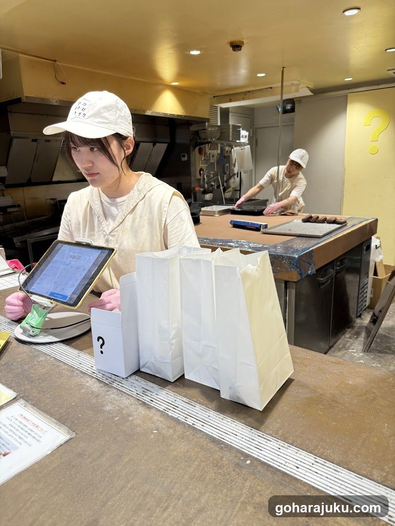 Bakery Interior with Staff and Packaging