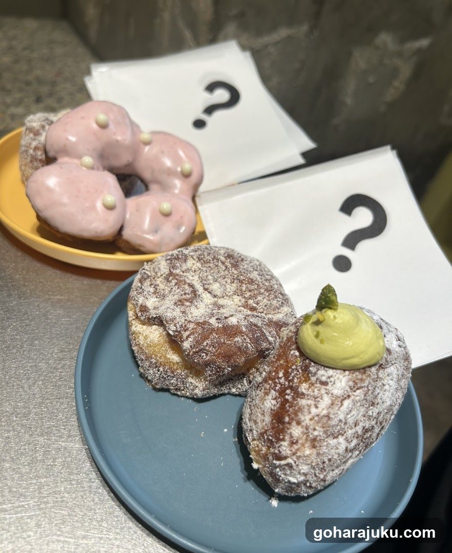 Dessert Platter with Question Mark Cards