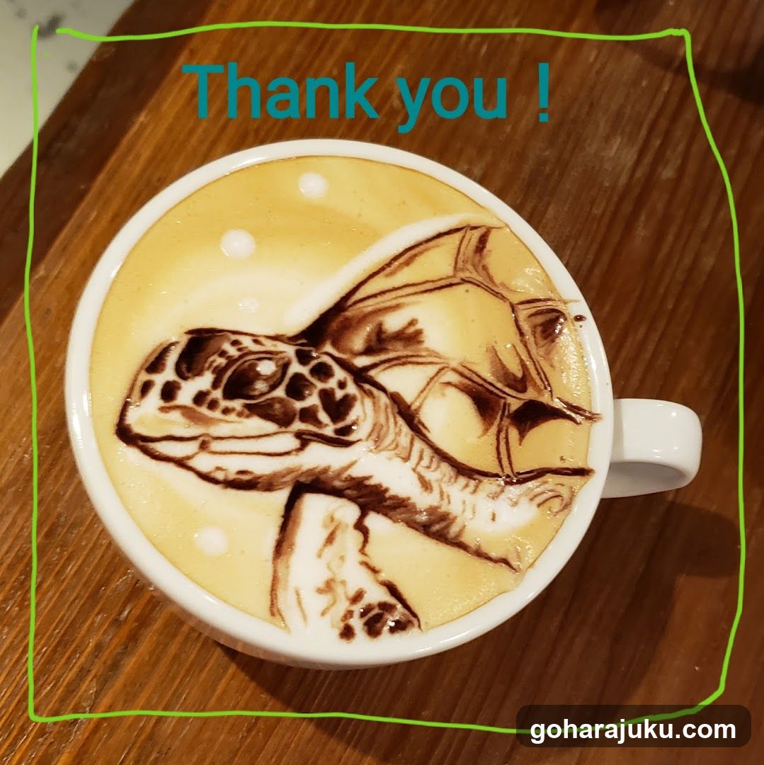 Latte Art Turtle