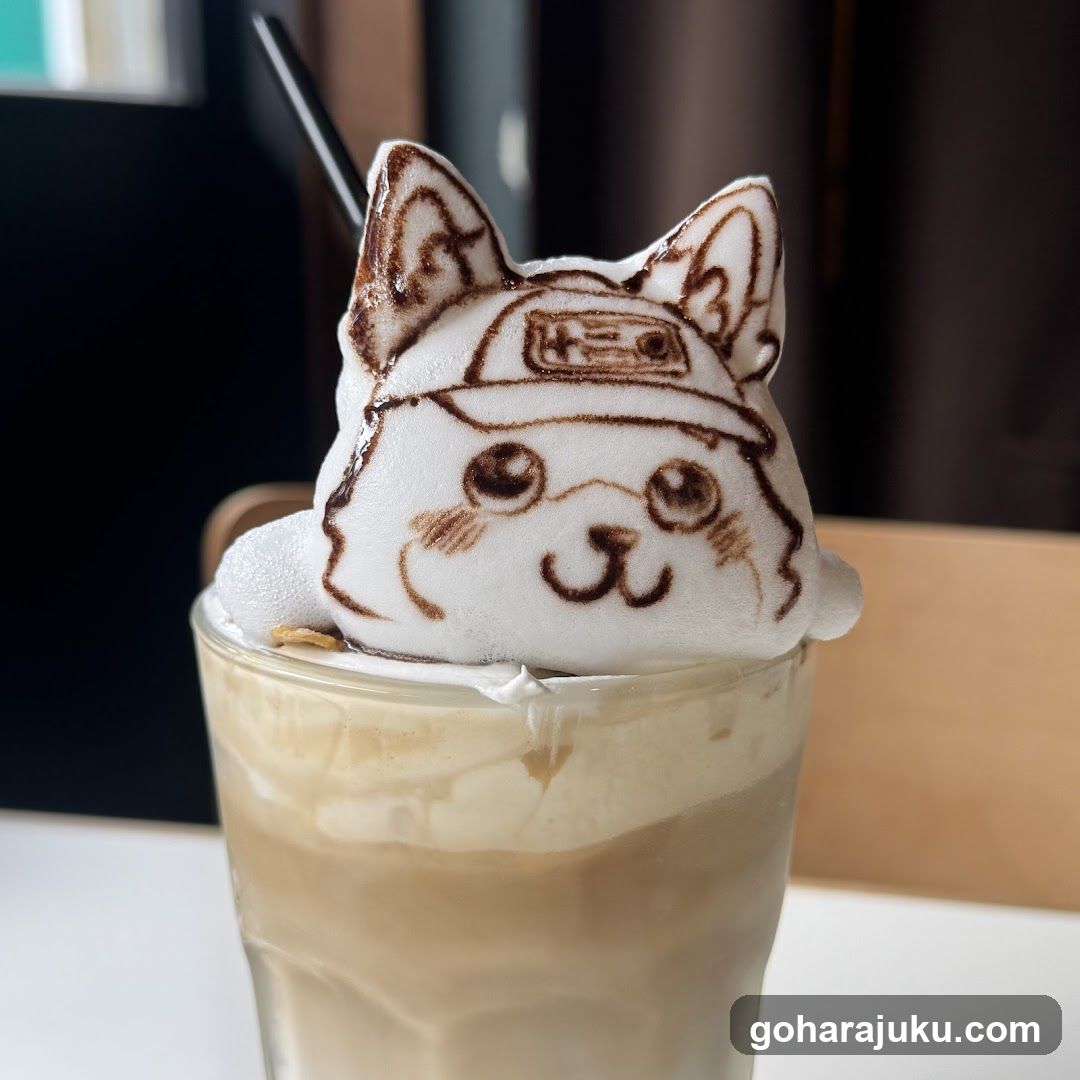 Latte Art Cat Drink