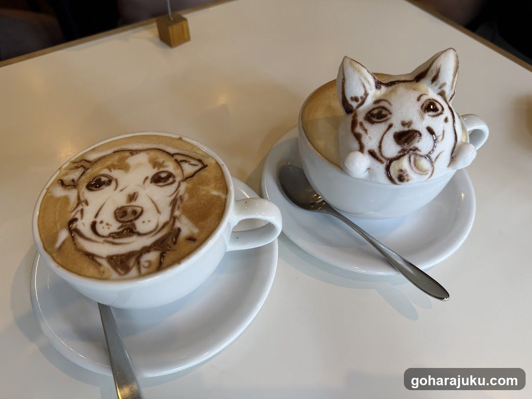 Dog Latte Art