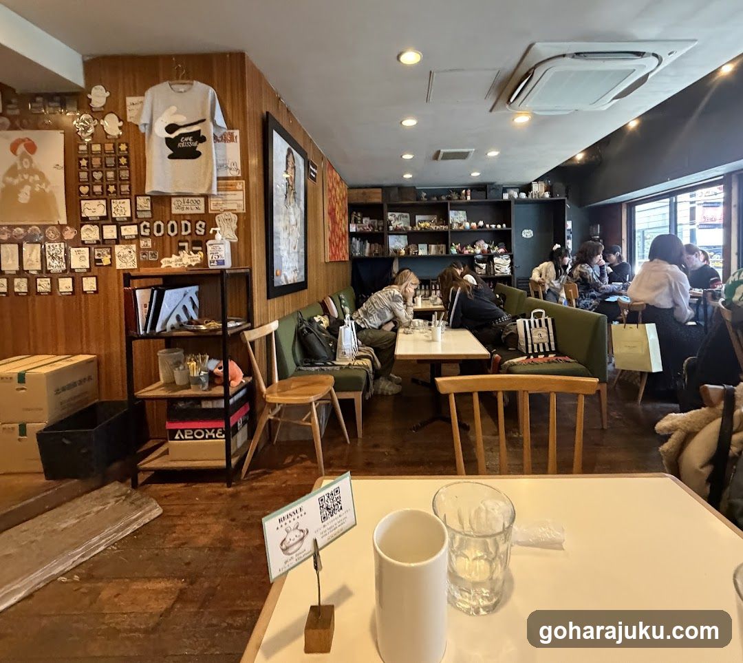 Interior of a cozy cafe or shop