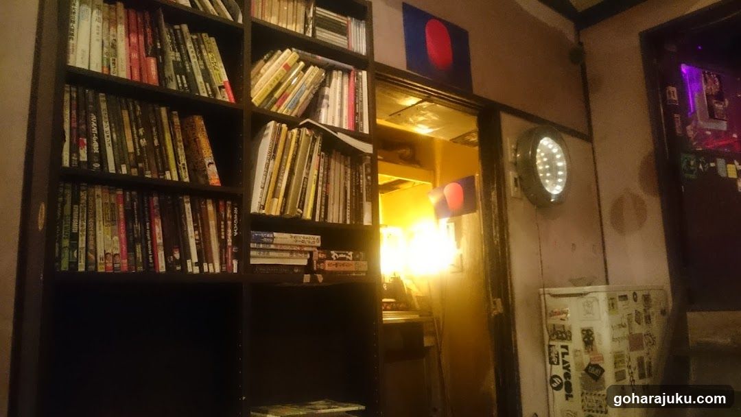 Bookshelf and Entrance Interior View