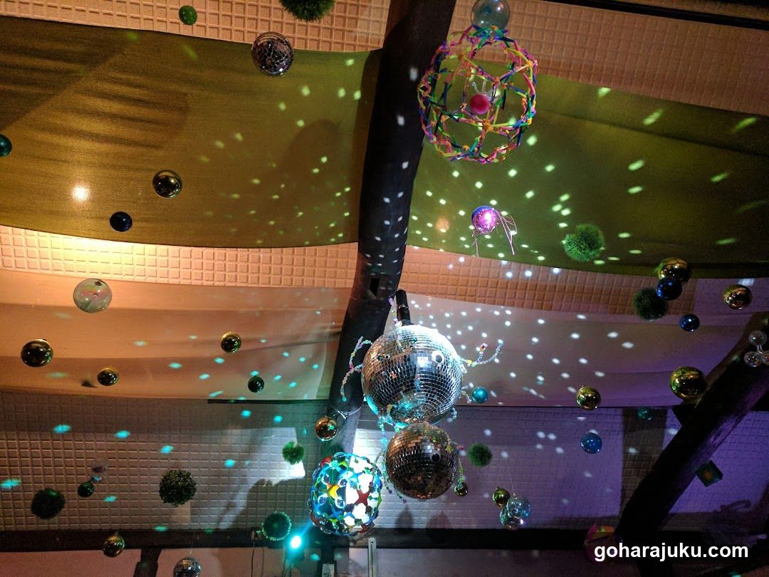 Disco Ball and Hanging Ornaments