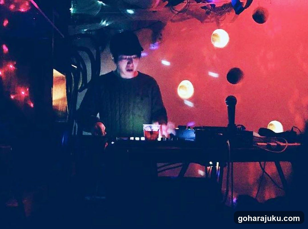 DJ at a club event