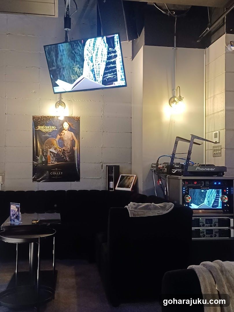 Interior of a lounge or bar area