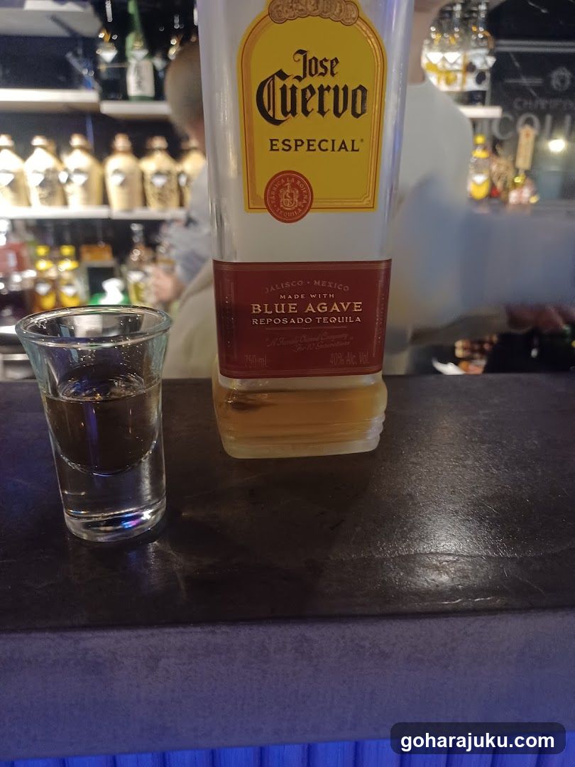 Tequila Shot and Bottle