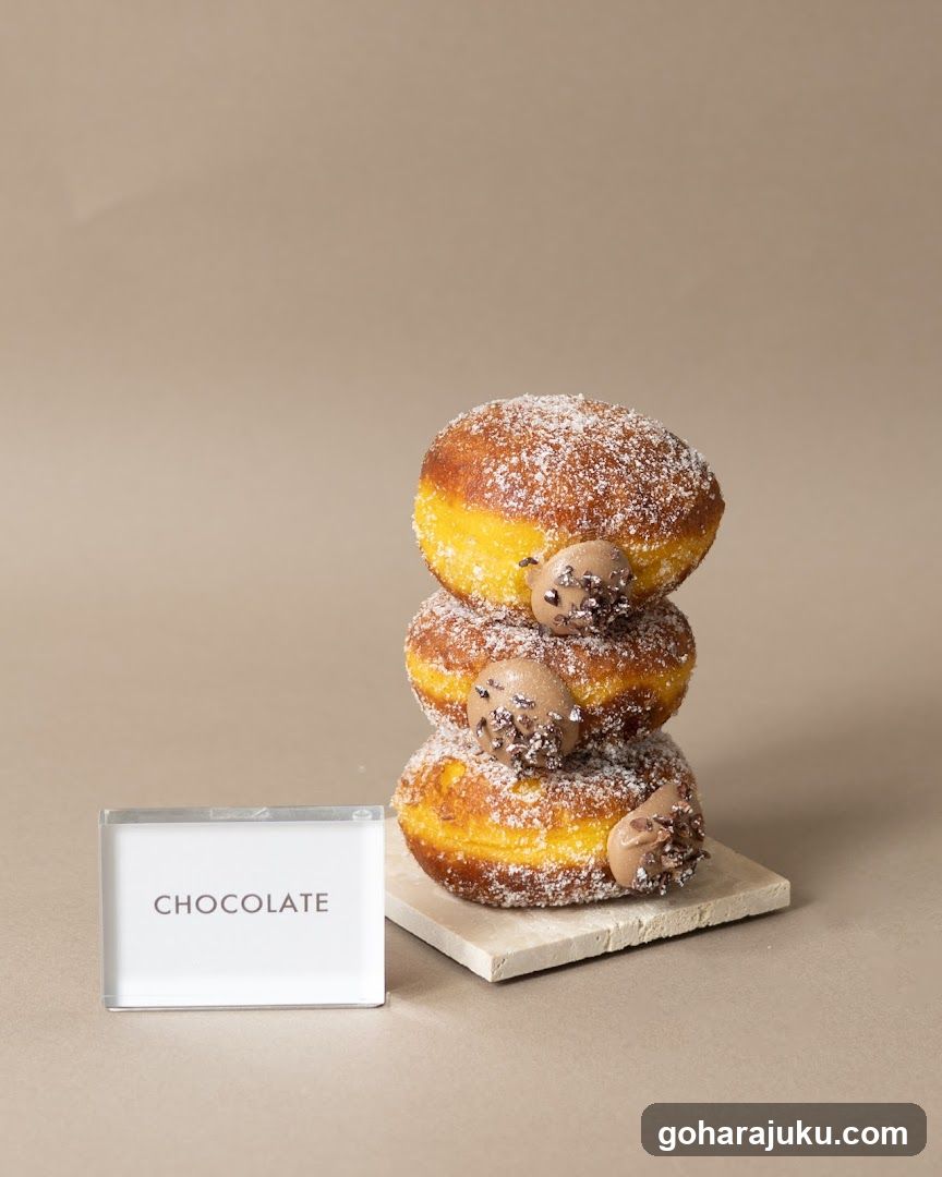 Chocolate Donut Stack