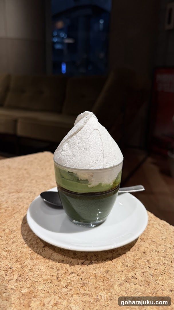 Matcha Dessert with Whipped Cream