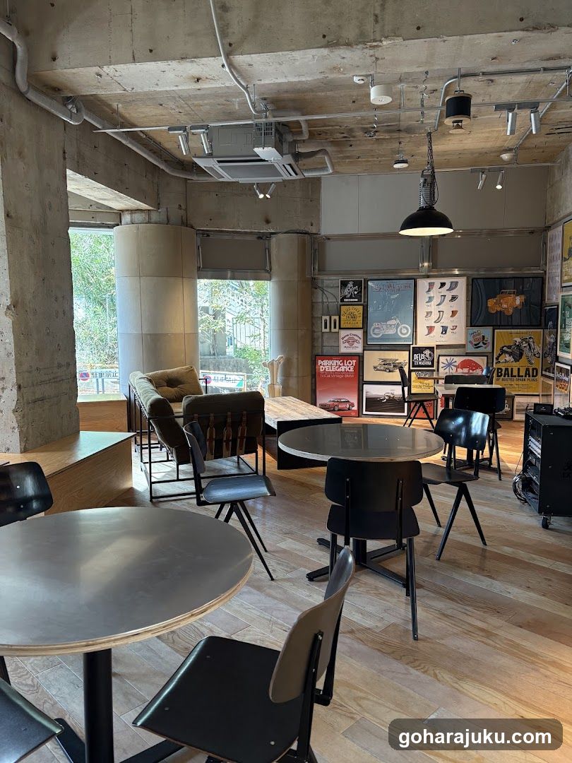 Interior of a modern café or lounge space